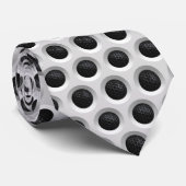 Automobielindustrie Polka Dots Grille Stropdas (Opgerold)