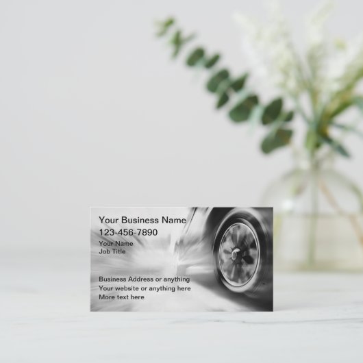 Automobielindustrie Visitekaartje (Staand voorkant)