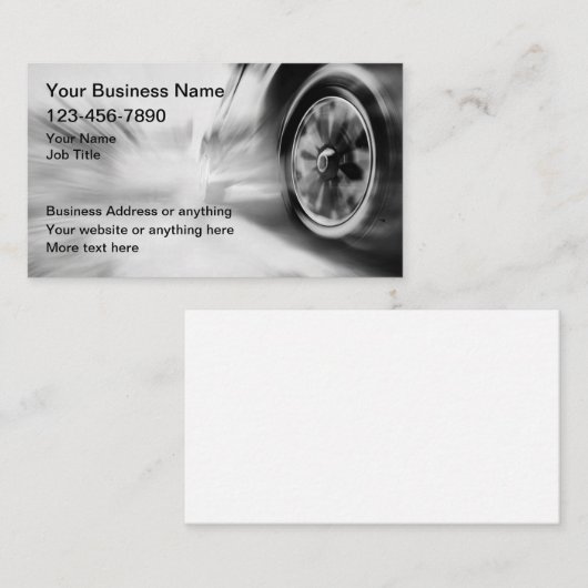 Automobielindustrie Visitekaartje (Voorkant / Achterkant)