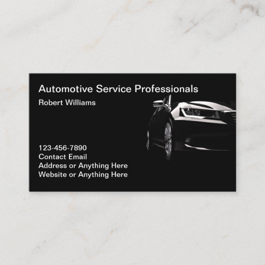 Automobielindustrie Visitekaartje (Voorkant)
