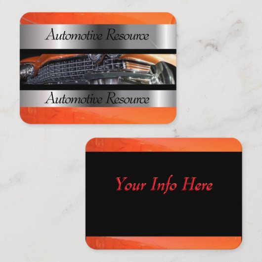 Automobielindustrie Visitekaartje (Voorkant / Achterkant)