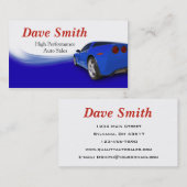Automobielindustrie Visitekaartje (Voorkant / Achterkant)