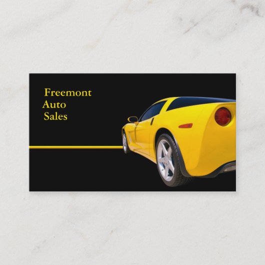 Automobielindustrie Visitekaartje (Voorkant)
