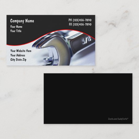 Automobielindustrie Visitekaartje (Voorkant / Achterkant)