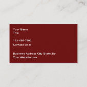 Automobielindustrie Visitekaartjes Modern ontwerp (Achterkant)