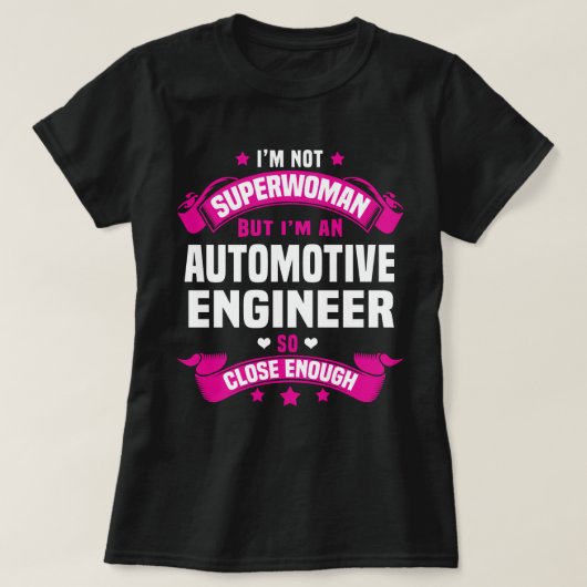Automobielingenieur T-shirt (Design voorkant)