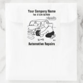Automobielreparaties Bedrijfsstickers Vierkante Sticker (Tas)