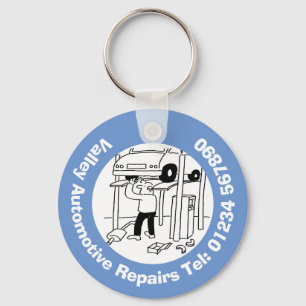 Automobielreparaties en -mechanica. sleutelhanger