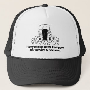 Automobielreparaties en -mechanica. trucker pet