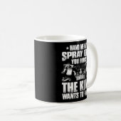 Automobielschilder De Koning wil Auto Pai schilder Koffiemok (Voorkant rechts)