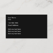 Automobielthema Moderne Visitekaartjes (Achterkant)