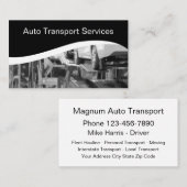 Automobieltransportkoerier Visitekaartje (Voorkant / Achterkant)