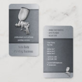 Automobielverfbedrijf | Beroepsbeoefenaars Visitekaartje (Voorkant / Achterkant)