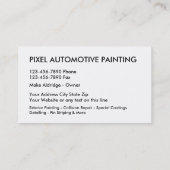 Automobielverfdienst Visitekaartje (Achterkant)