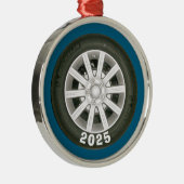 Automobielwiel Metalen Ornament (Rechts)