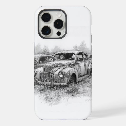 AUTOMOBILE ART iPhone HOESJE (Achterkant)