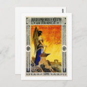 Automobile Club de France 1899 Briefkaart (Voorkant / Achterkant)