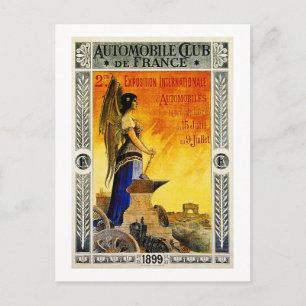 Automobile Club de France 1899 Briefkaart