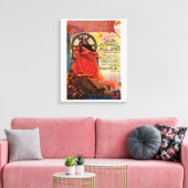 Automobile Club de France Canvas Afdruk (Insitu (Woonkamer))
