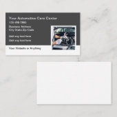 Automobile Repair Services Mechanische Visitekaart Visitekaartje (Voorkant / Achterkant)