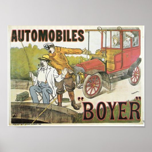  Automobiles Boyer en Poster (Voorkant)