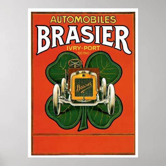 Automobiles Brasier Poster (Voorkant)