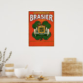Automobiles Brasier Poster (Keuken)