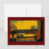 Automobiles Georges Roy - Vintage Ad Briefkaart (Voorkant / Achterkant)