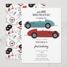 Automonteur Automotive Gereedschap Jongen Eerste V