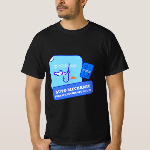 AUTOMONTEUR DRAAIT SLEUTELS SET HAAK T-SHIRT