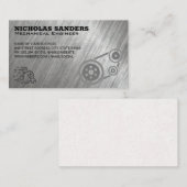 automonteur | Katrollen en moersleutel | autorepar Visitekaartje (Voorkant / Achterkant)