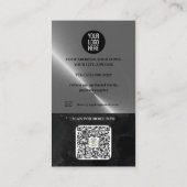 automonteur koper Metallic Gold glanzend staal Visitekaartje (Achterkant)