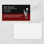 automonteur op gas visitekaartje (Voorkant / Achterkant)