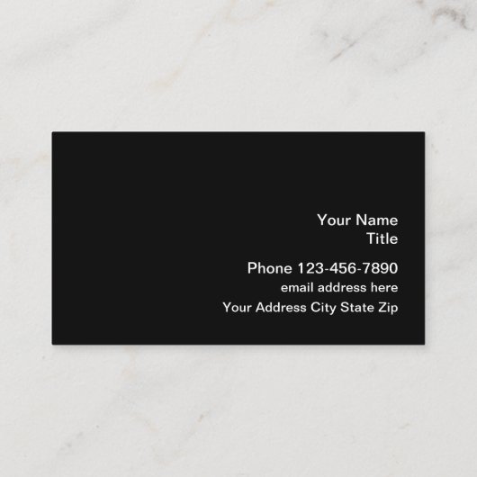 Automotive, auto detailing Visitekaartjes (Achterkant)