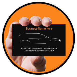 Automotive Auto Verzorging Visitekaartje