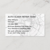 Automotive autoglas reparatie Visitekaartjes (Voorkant)