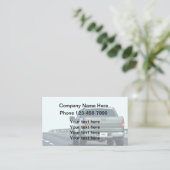 Automotive Business Card Template Nieuw Visitekaartje (Staand voorkant)