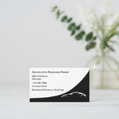 Automotive Business Services Modern Visitekaartje (Staand voorkant)