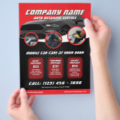 Automotive Car Detailing Flyer (Hand)