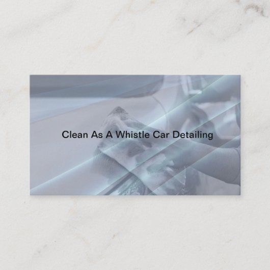 Automotive Car Detailing Services Nieuw Visitekaartje (Voorkant)