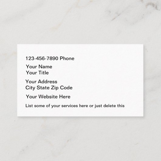 Automotive Cool Visitekaartjes (Achterkant)