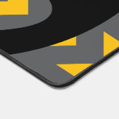 Automotive desk mat or mouse pad with custom text (Hoek)