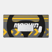 Automotive desk mat or mouse pad with custom text (Keyboard & Muis)