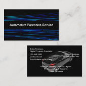 Automotive Digital Forensics Services Visitekaartje (Voorkant / Achterkant)