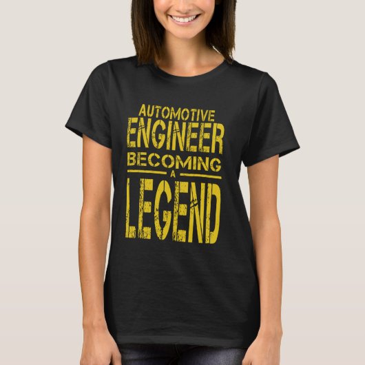 Automotive Engineer Een Legende T-shirt (Voorkant)