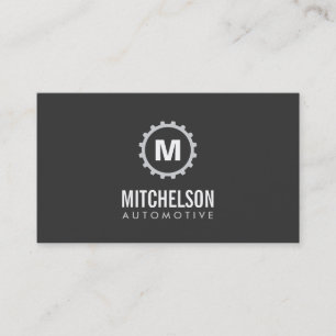 Automotive Gear Initiaal 2 Auto Reparatie, Mechani Visitekaartje