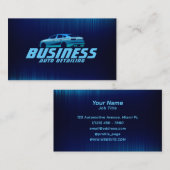 Automotive metallic faux textuur visitekaartje (Voorkant / Achterkant)