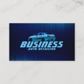 Automotive metallic faux textuur visitekaartje (Voorkant)