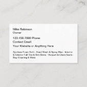 Automotive Mobile Detailing Cool  Visitekaartje (Achterkant)