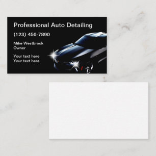 Automotive Modern Detailing Service Visitekaartje